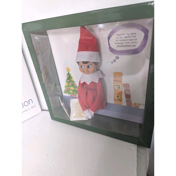 The Elf onthe Shelf A Christmas Tradition Story Book Elf Doll Boy Scout Activity - Picture 3 of 8